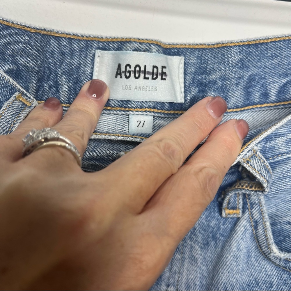 Agolde 90's Mid Rise Loose Jeans in Fall Out 27 - Picture 5 of 9